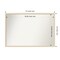 Amanti Art Non-Beveled Wood Wall Mirror, Svelte Clay Grey Frame